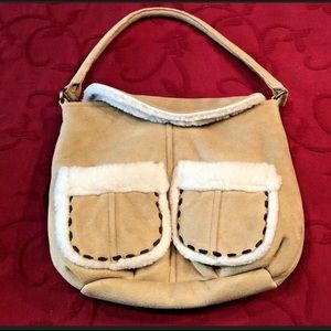 Gap shearling style tote